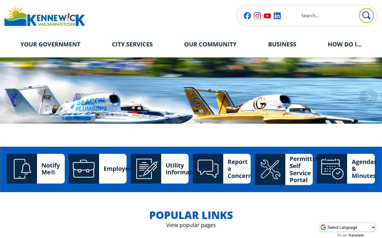 City of Kennewick public records and genealogy resources website