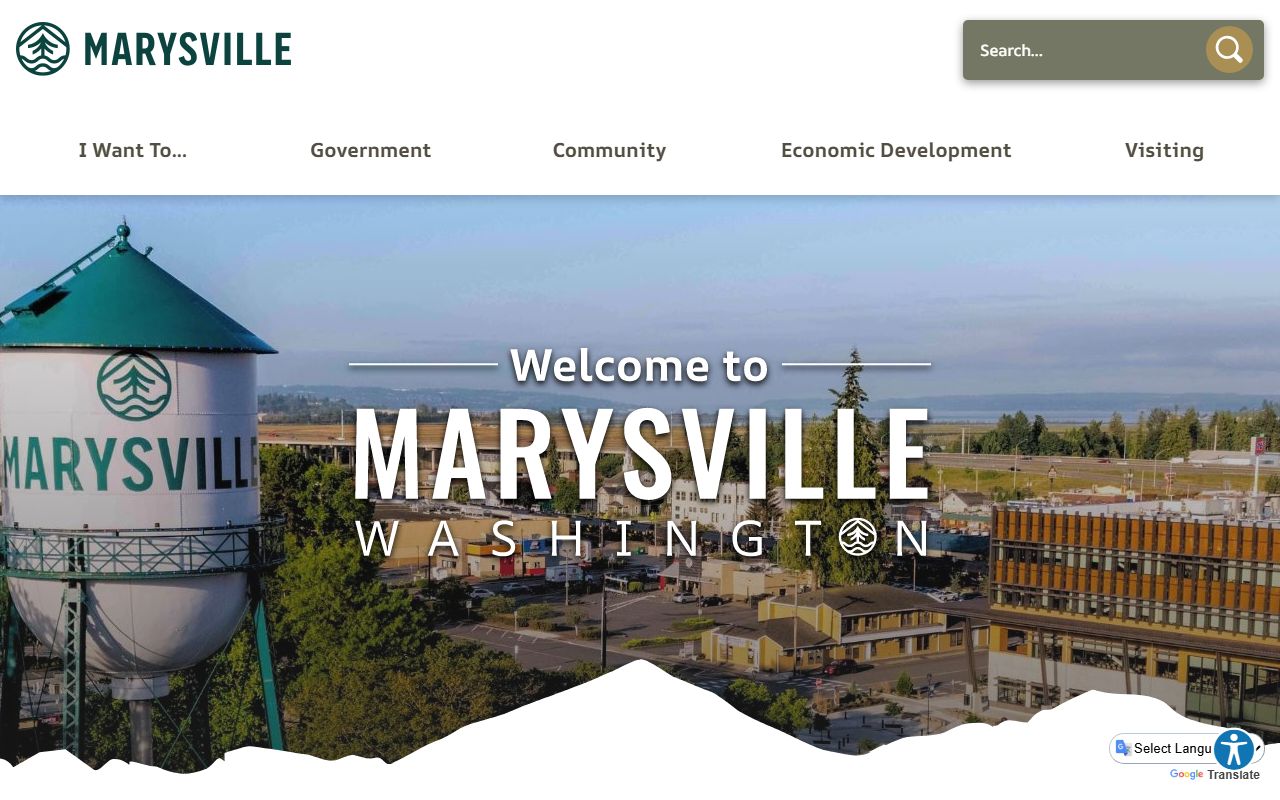 Marysville city website for genealogy and public records access in Snohomish County