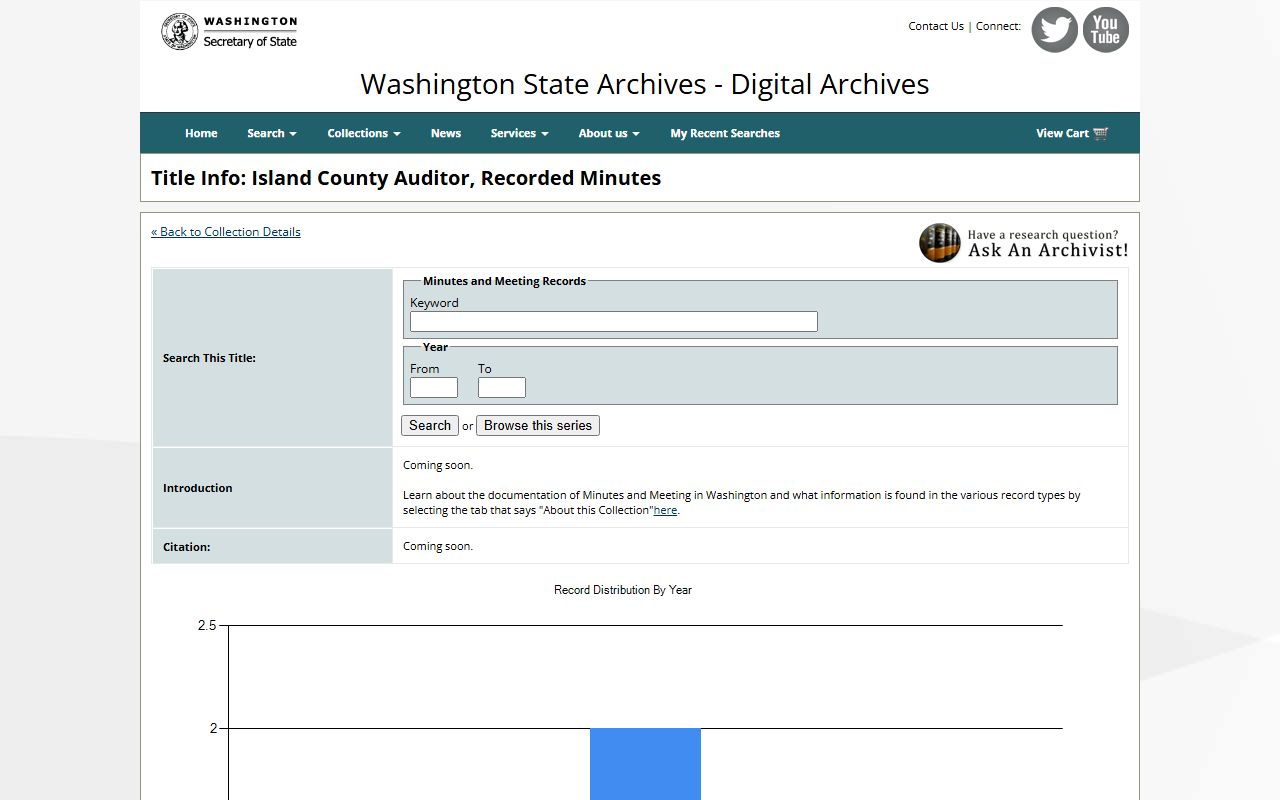 Washington State Digital Archives Benton County records for Richland family history research