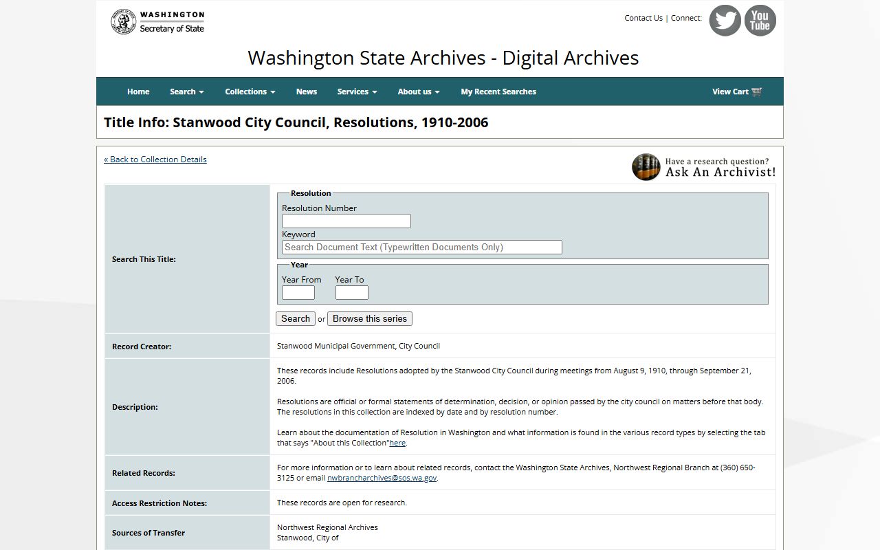 Franklin County Washington genealogy records