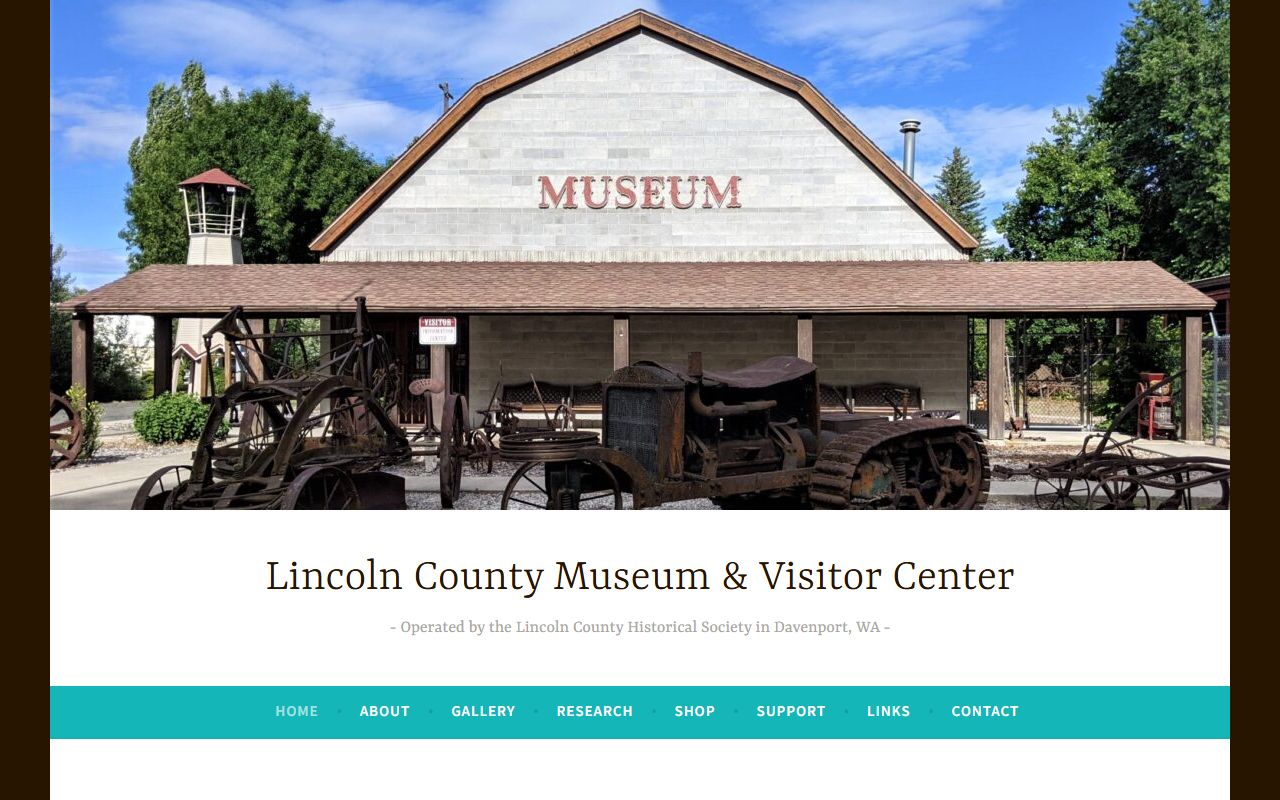 Lincoln County Washington genealogy museum resources