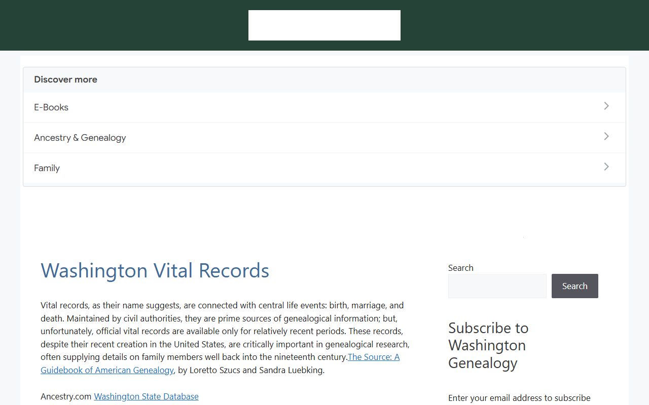 Yakima County Washington vital records genealogy